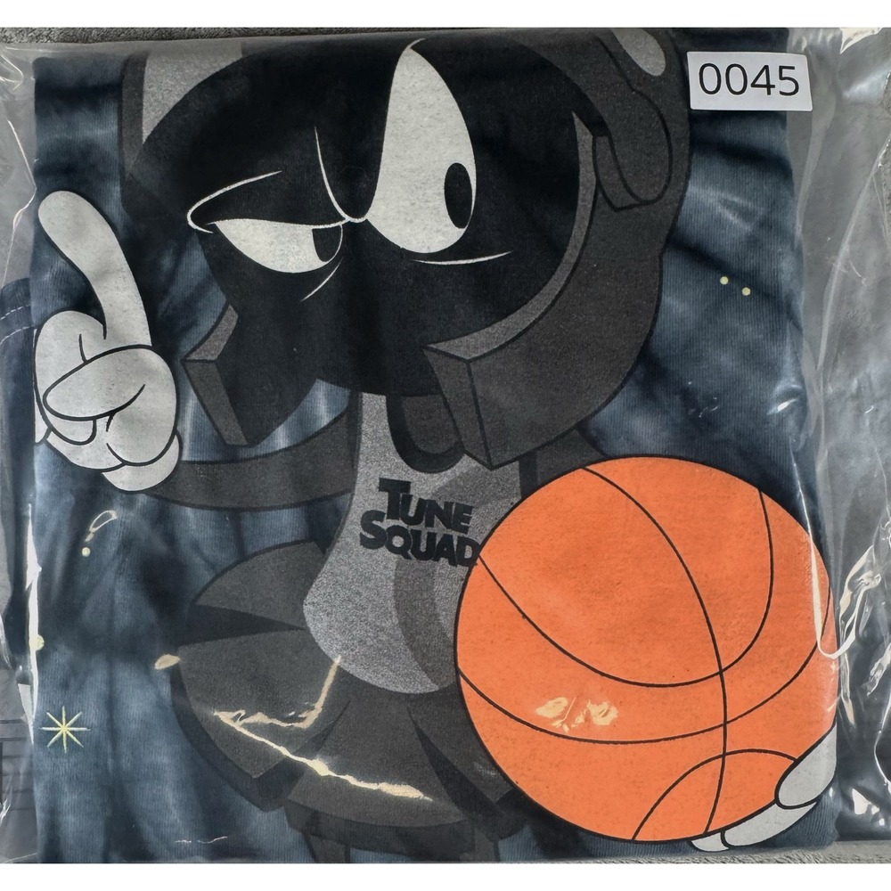 BAIT Space Jam A New Legacy Marvin Martian Tie Dye Shirt Medium Tune Squad Black - Picture 9 of 9